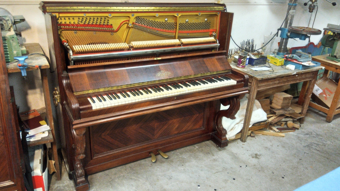 clic pour ouvrir dans un nouvel onglet piano droit Erard à acheter sur Montpellier
